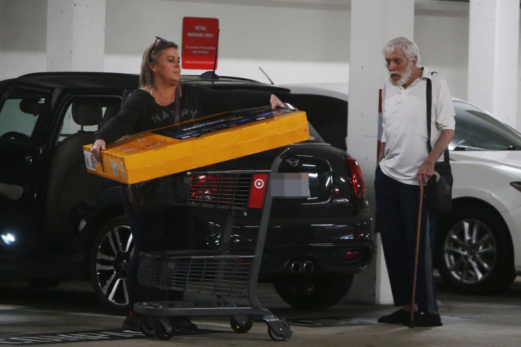 Legendary film actor Dick Van Dyke and his wife Arlene Silver were spotted at a Santa Monica Target on Tuesday buying a television after the icon taped a guest role on "Days of Our Lives."