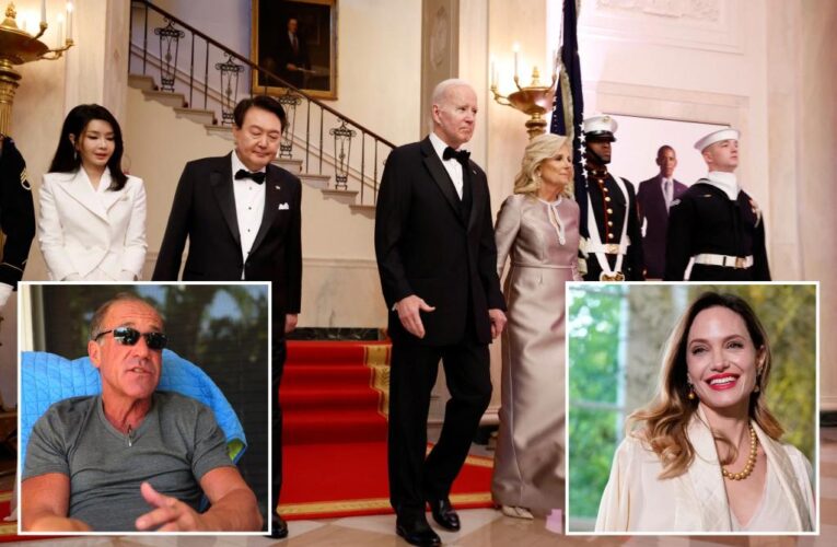 Angelina Jolie, Biden’s brother Frank among White House state dinner guests