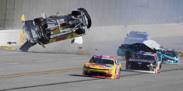 Crash at Talladega