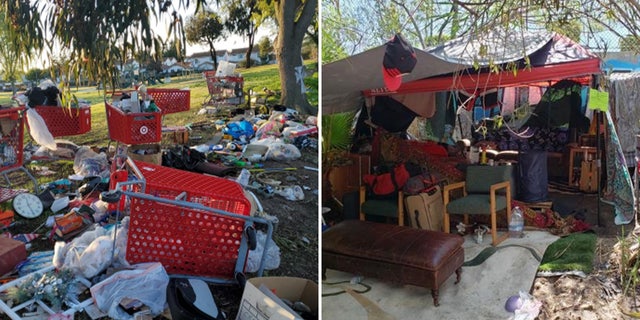 Advocates of an ordinance limiting public camping in San Diego argue unsanctioned homeless camps pose a risk to the environment. Nearly 70% of the trash collected in October 2022 by the San Diego River Park Foundation came from unauthorized encampments, according to the city.