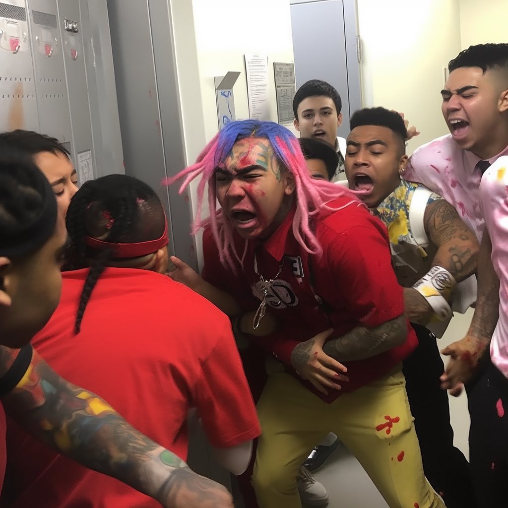 Tekashi 69 was made out to be a fictional guidance counselor.