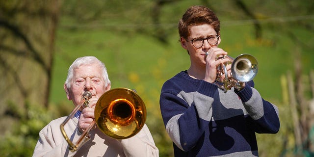 Tom Street and his grandson, Louis