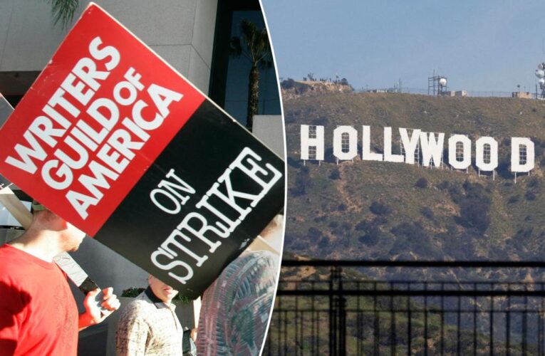 Hollywood writers give union power to call a strike if needed