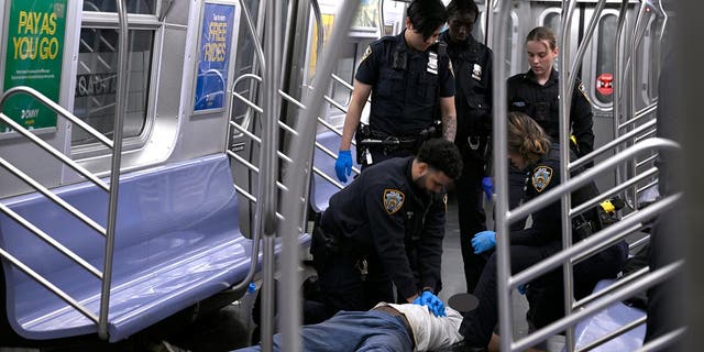 Officers performing CPR