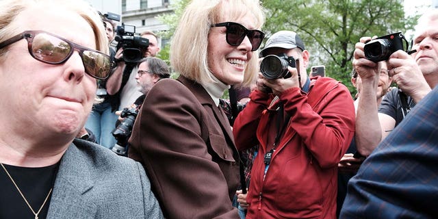 E. Jean Carroll leaves a Manhattan court house