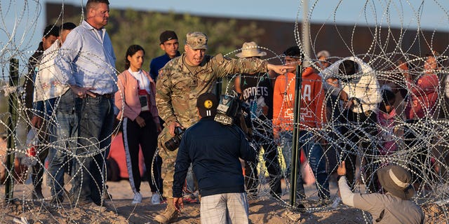 National Guard soldier at border