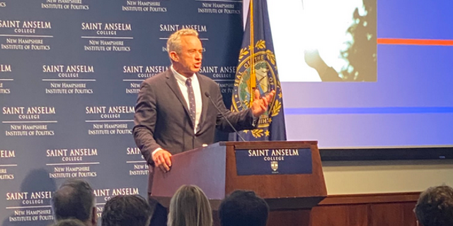 Robert F. Kennedy Jr. at podium