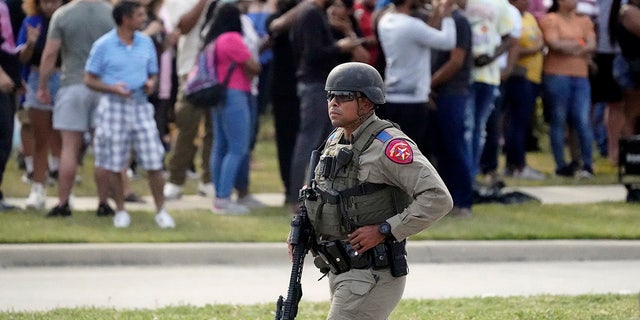 An officer at the Allen, Texas, mall shooting