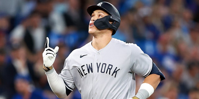 Aaron Judge after home run