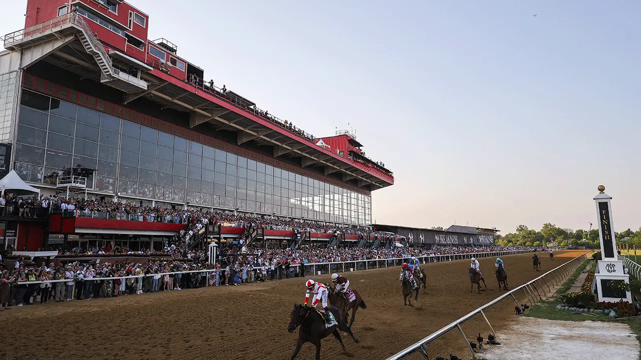 Preakness Stakes race track