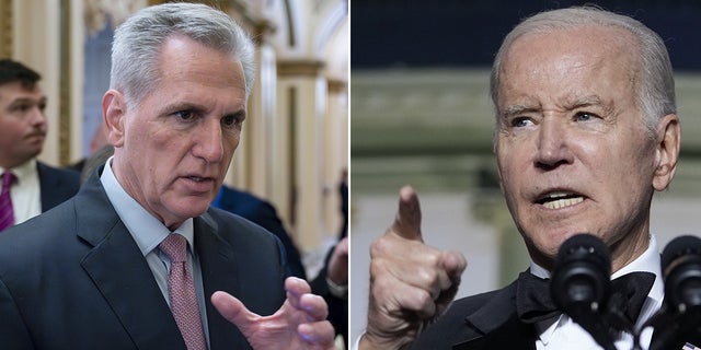 House Speaker Kevin McCarthy and President Biden