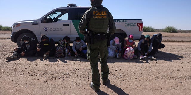 A group of asylum seekers from Mexico, Cuba and Haiti