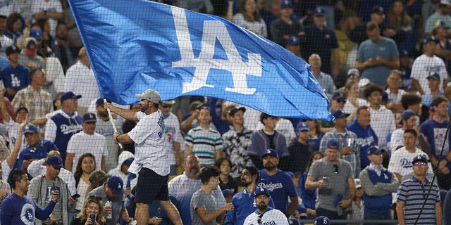 LA Dodgers flag