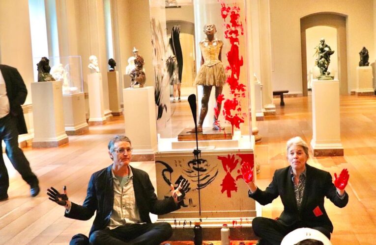 Climate activists Timothy Martin, Joanna Smith indicted for smearing paint on Edgar Degas sculpture case at National Gallery