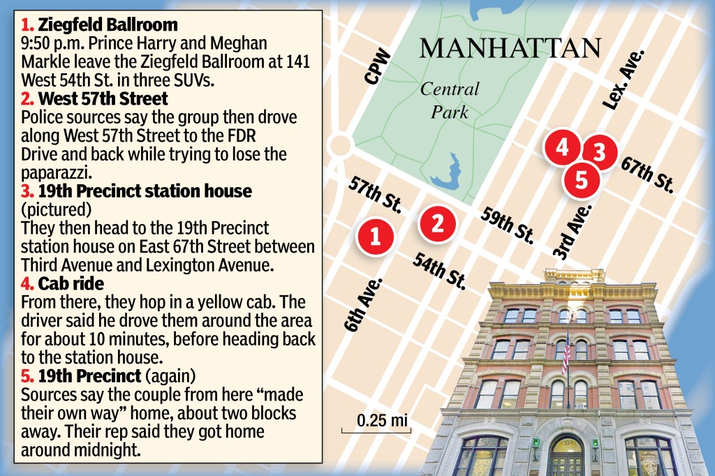 NY Post map of "chase"