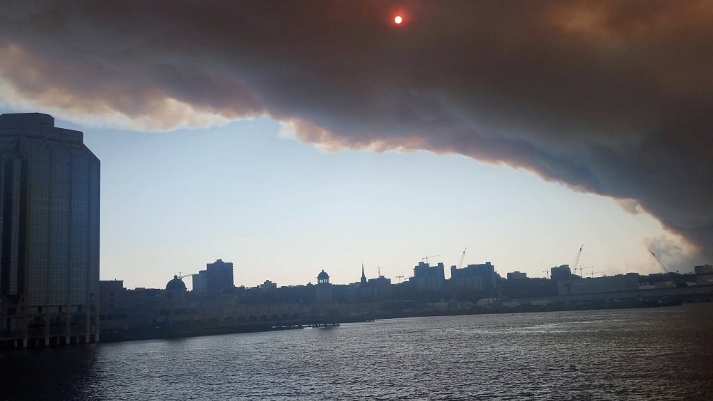 Due to the wildfire, Halifax declared a state of local emergency late on Sunday. 