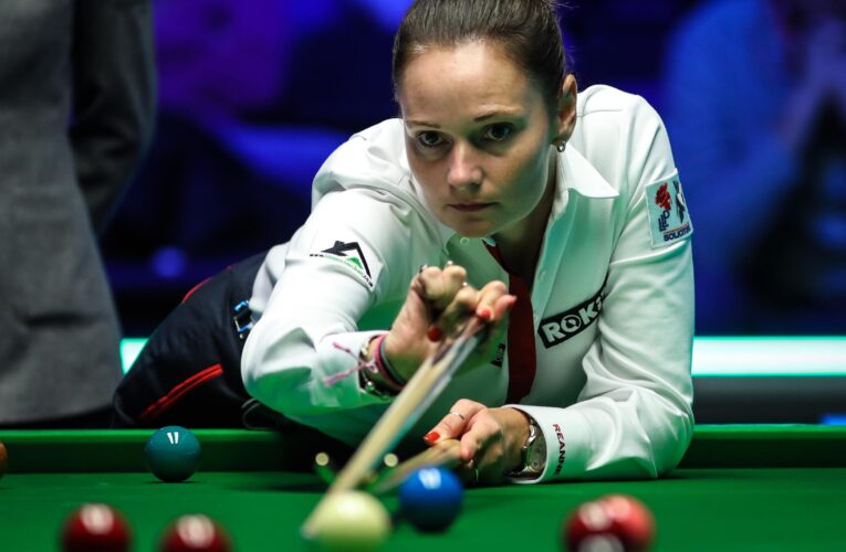 Reanne Evans regains professional snooker tour card despite British Open final defeat