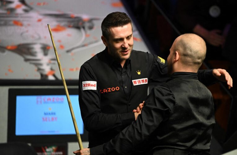 World Snooker Championship final: ‘You deserve it mate’ – Sporting Mark Selby hails champion Luca Brecel