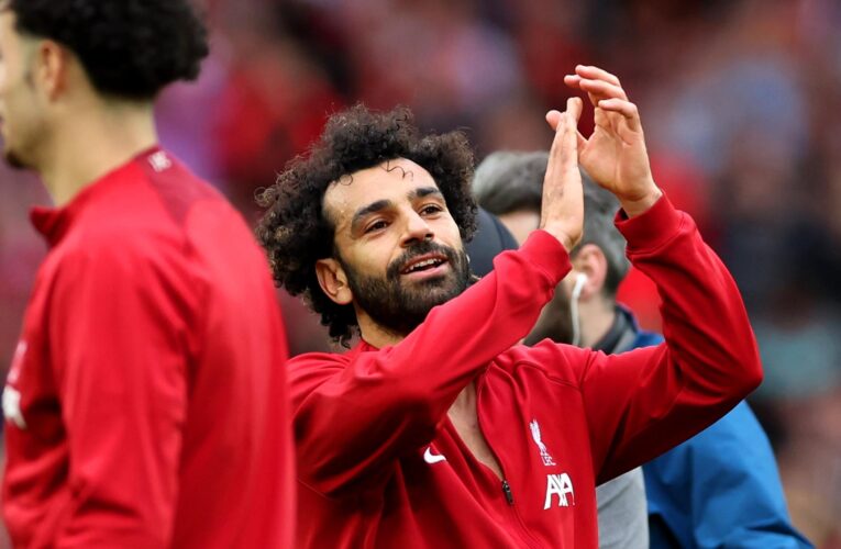 Mohamed Salah celebrates 100 goals at Anfield ‘home’ after Liverpool winner against Brentford