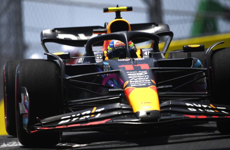 Miami Grand Prix qualifying red flag leaves Max Verstappen in ninth as Sergio Perez takes pole for Red Bull