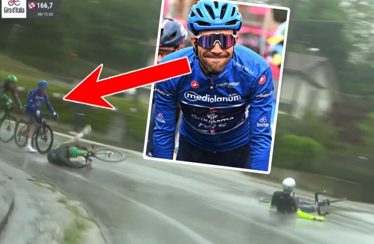 Giro d’Italia 2023: ‘Two down!’ – Thibaut Pinot shows awesome bike handling skills to avoid crash