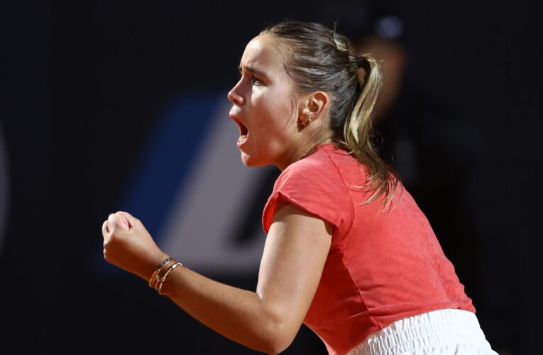 American Sofia Kenin produces upset at Italian Open in Rome as second seed Aryna Sabalenka eliminated in second round