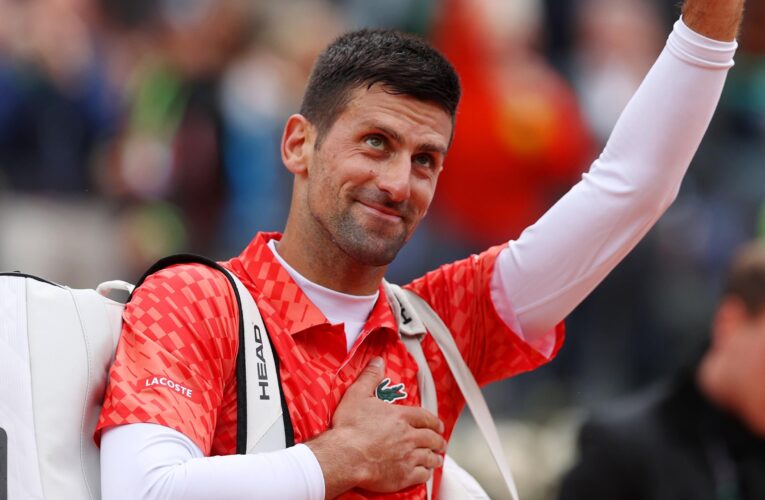 Novak Djokovic still likes his ‘chances against anybody’ at French Open despite Holger Rune loss