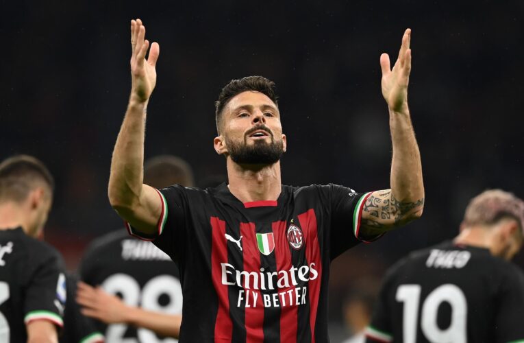 AC Milan 5-1 Sampdoria – Olivier Giroud nets hat-trick as Milan saunter past relegated visitors in style