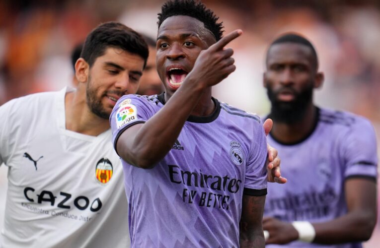 Valencia given stand closure and small fine, ViniciusJr red card overturned after racist abuse