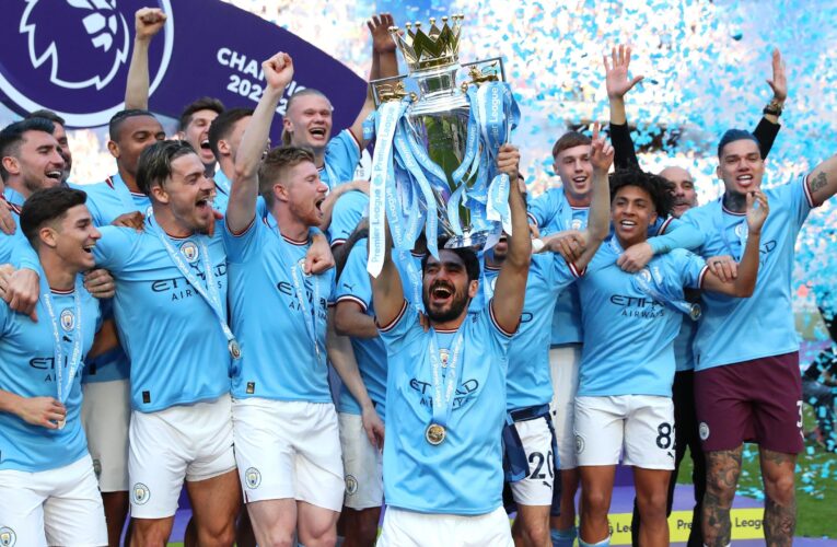 Manchester City 1-0 Chelsea: Pep Guardiola’s side celebrate Premier League title success with win over Blues