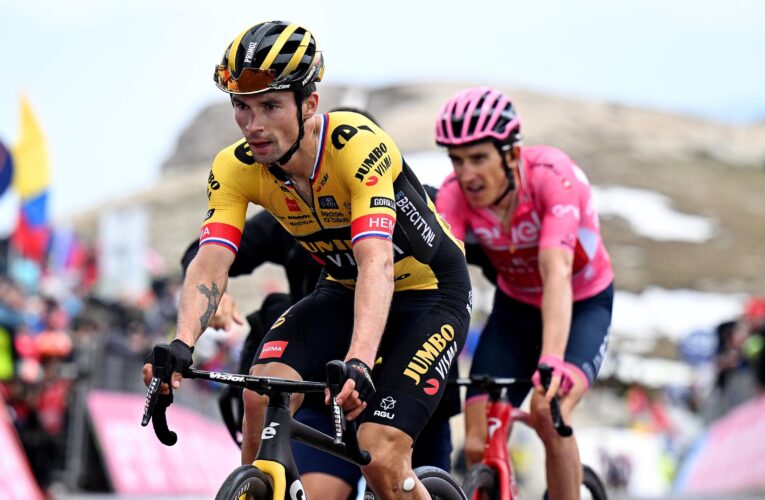 Geraint Thomas leaks three seconds to Primoz Roglic on Stage 19, Santiago Buitrago wins at Tre Cime di Lavaredo