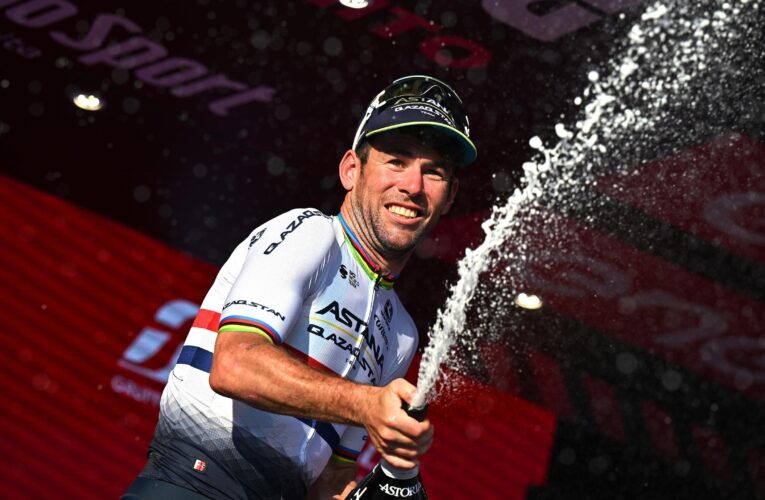Mark Cavendish takes fairytale win on Giro d’Italia farewell as Primoz Roglic wins overall title