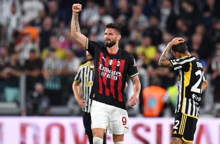 Juventus 0-1 AC Milan: Olivier Giroud books Milan’s place in Champions League, Juve hopes ended