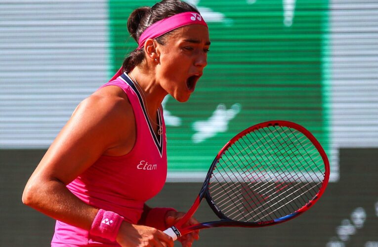 Caroline Garcia pleased with ‘incredible atmosphere’ at French Open after first-round victory over Wang Xiyu