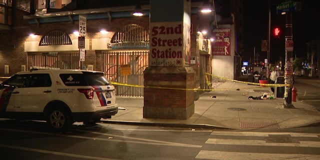 SEPTA station crime scene