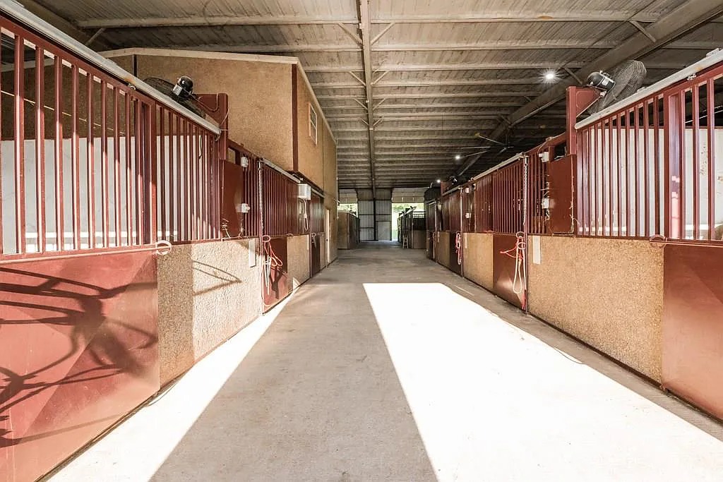 Horse stalls. 