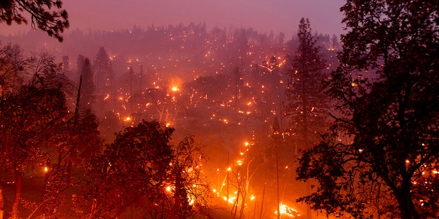 photo of CA wildfire