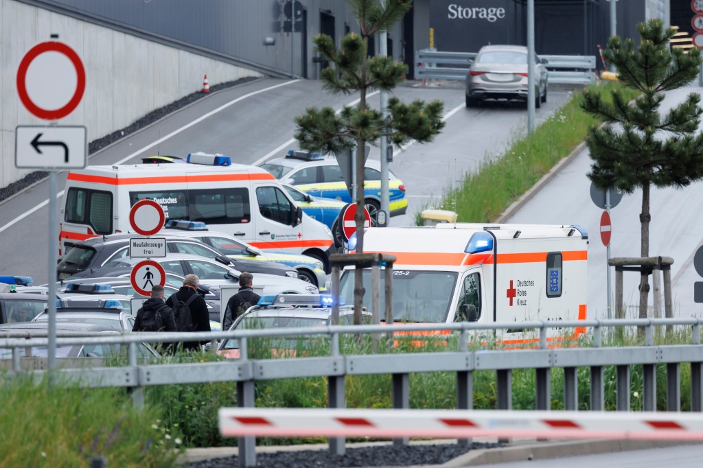 A 53-year-old man was taken into custody following the shooting in Sindelfingen.