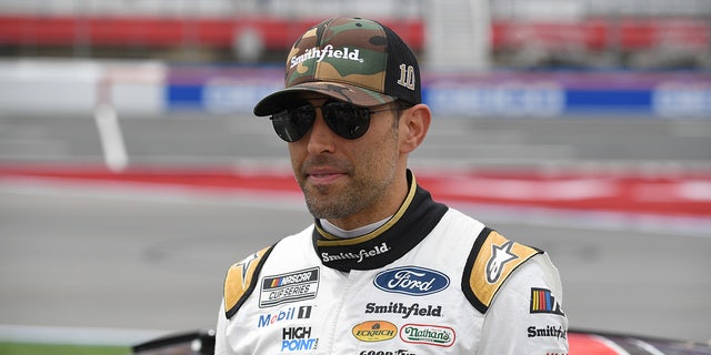 Aric Almirola in Charlotte