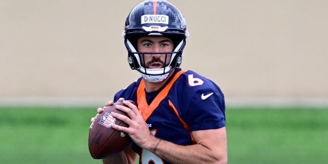 Ben DiNucci at Broncos camp