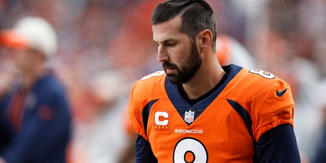 Brandon McManus looks on field