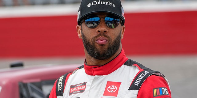 Bubba Wallace in North Wilkesboro