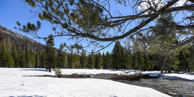 Snow runoff in California