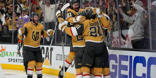 Chandler Stephenson celebrates game-winner