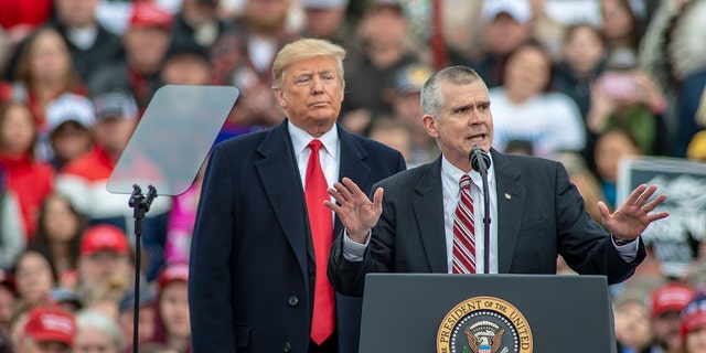 Former President Trump stands behind Rep. Rosendale