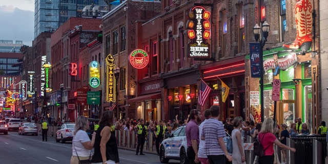 Broadway St. in Nashville