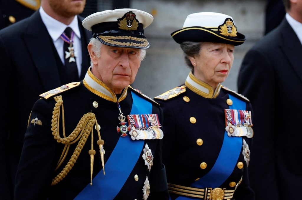 King Charles III and Princess Anne, Princess Royal