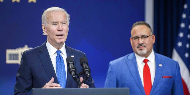 Joe Biden, Miguel Cardona