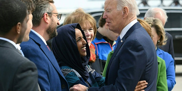 Joe Biden, Ilhan Omar