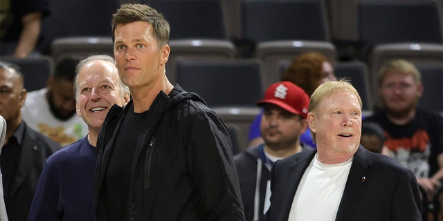 Tom Brady attends an WNBA game